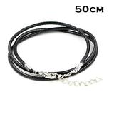 Black thread Necklace 50cm