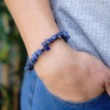 Load image into Gallery viewer, Sodalite Chip Bracelet