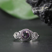 Load image into Gallery viewer, Mystic Topaz Round Faceted Ring