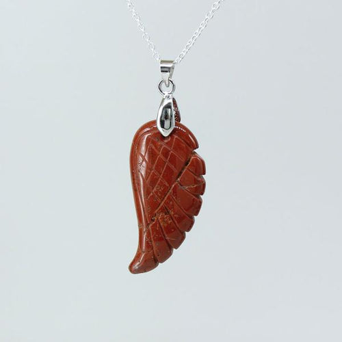 Red Jasper - Wing Pendant