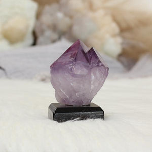 Amethyst Crystal Raw on Stand