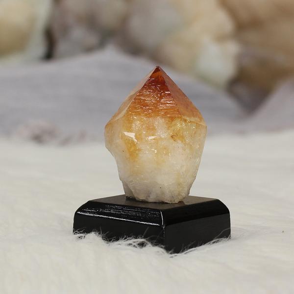 Citrine Crystal Raw on Stand