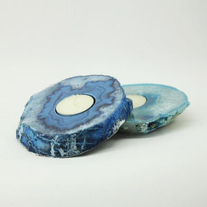 Blue Agate - Tealight Candle Holder