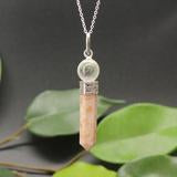 Sunstone Ball Point Pendant