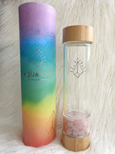 Load image into Gallery viewer, Crystal Water Bottle - Bamboo