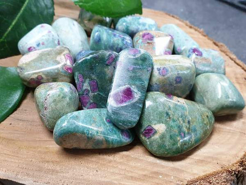 Ruby Fuschite Tumbled 1pc