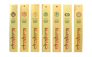 Incense Wands of the Chakra Collection