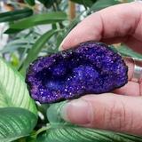 Quartz Geode Half - Purple